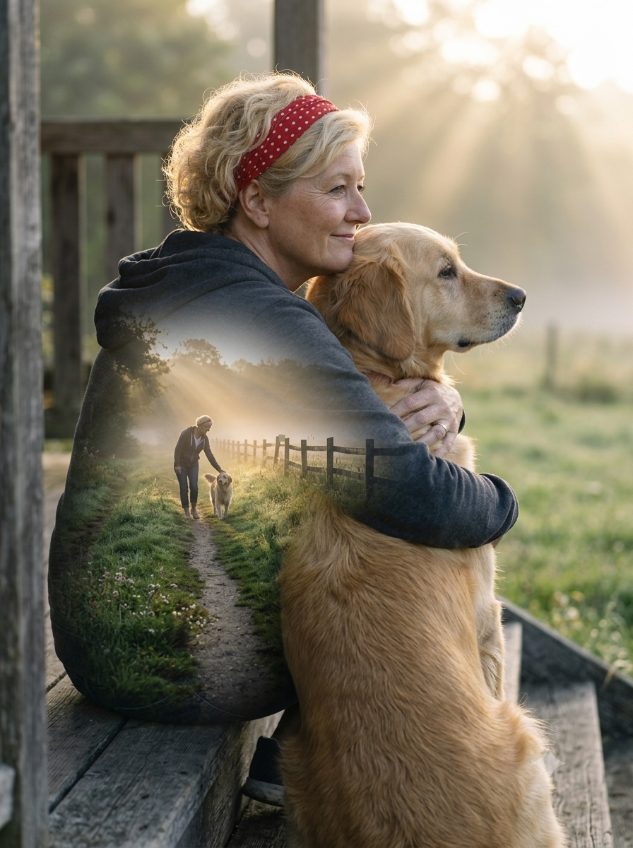 Nicole Hempel mit Hund